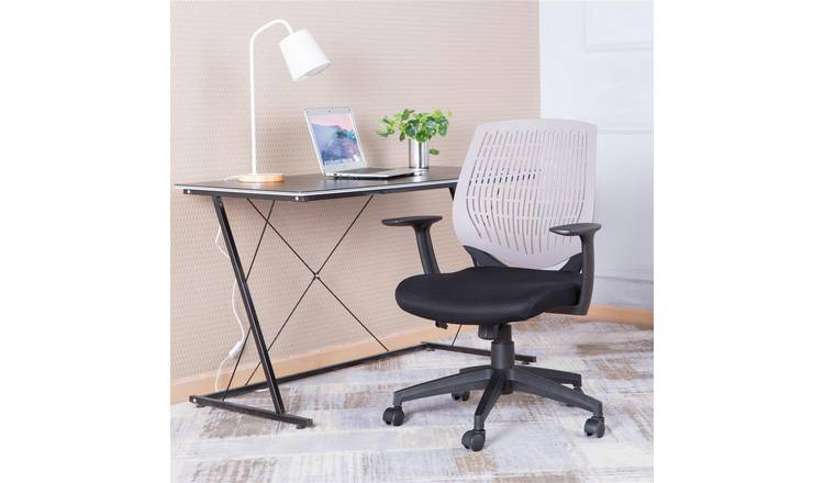 Dorel Malibu Office Chair - Black & Grey