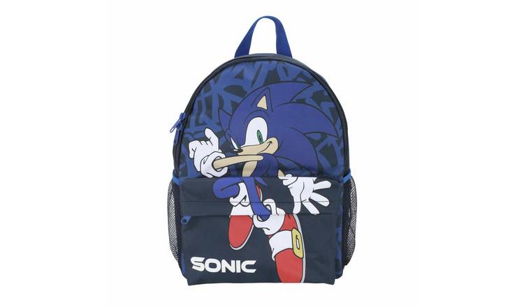 Sonic Character Print 12L Backpack - Blue