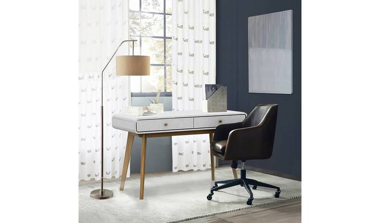 Dorel Cassie 2 Drawer Desk - White