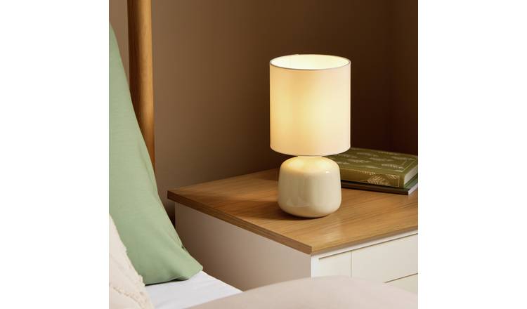 Home Essentials Ceramic Table Lamp - Cream