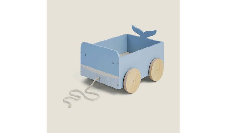 Great Little Trading Company Whale Book Cart - Blue