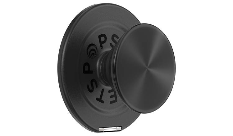PopSockets MagSafe Kick-Out Grip & Stand - Aluminium Radial Black