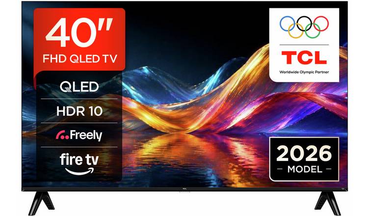 TCL 40 Inch 40V5D-UK Smart Full HD HDR QLED Freely TV