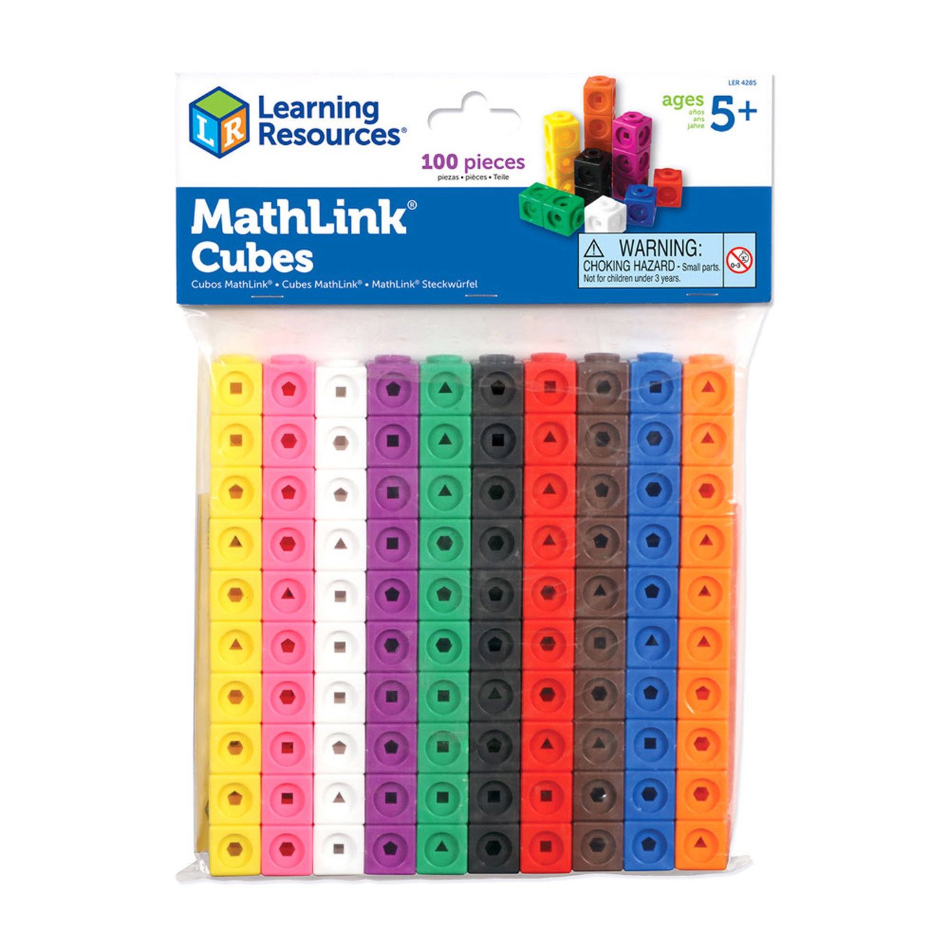 Learning Resources MathLink Cubes Set