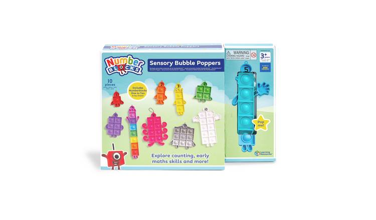 NumberBlocks Sensory Bubble Poppers