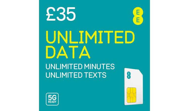 EE Pay As You Go Unlimited Data SIM Card