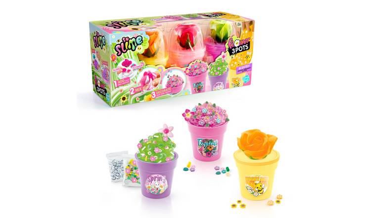 So Slime Flower 3 Pots Craft Kit