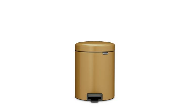 Brabantia NewIcon 5 Liter Pedal Bin - Warm Gold