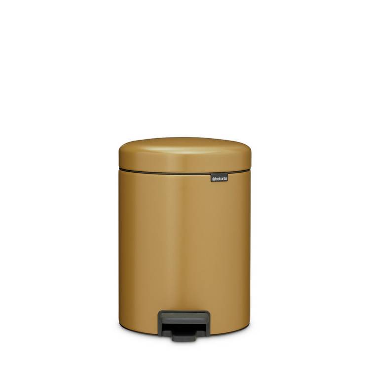Brabantia NewIcon 5 Liter Pedal Bin - Warm Gold 0