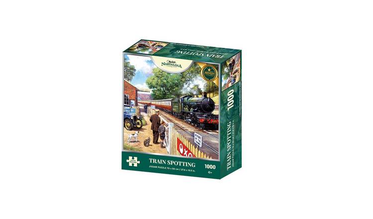 Nostalgia Collection Train Spotting 1000 Piece Jigsaw Puzzle