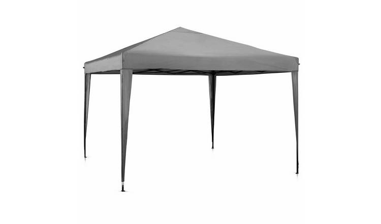 VonHaus 3m x 3m Pop-Up Garden Gazebo - Grey