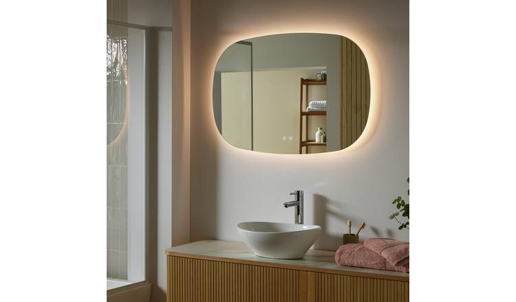 Argos Home Harley Oblong LED Bathroom Mirror - 60x90cm