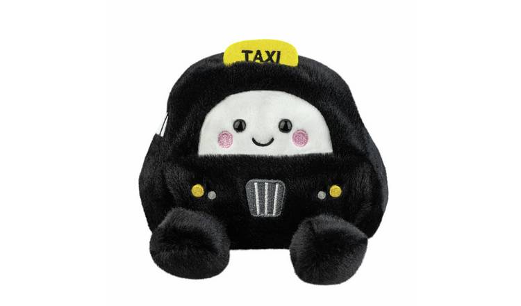 Palm Pals Taxi 10cm Plush Toy - Black