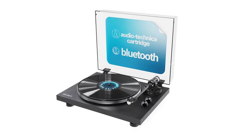 Majority Stylo Flat Belt Drive Bluetooth Turntable - Black