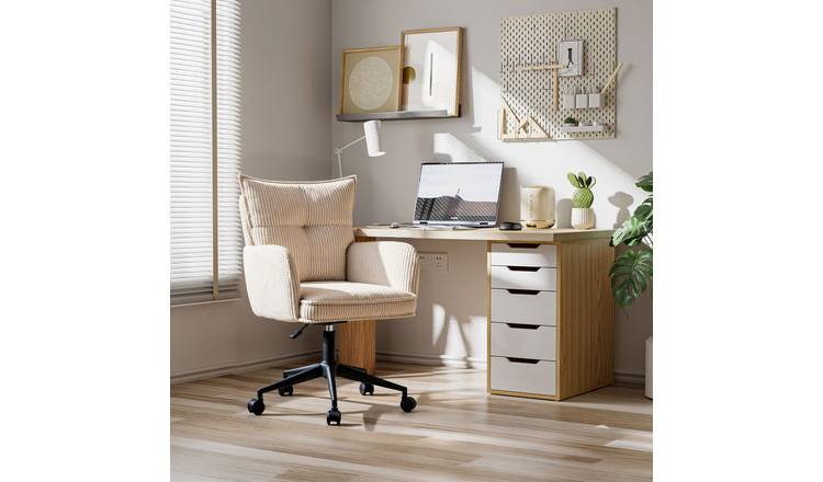 Dorel Harbour Office Chair - Cream