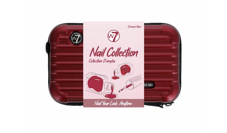 W7 Nail Collection Travel Case - Crimson Hour