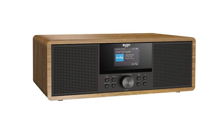 Bush CD Bluetooth DAB+ FM Radio - Wood