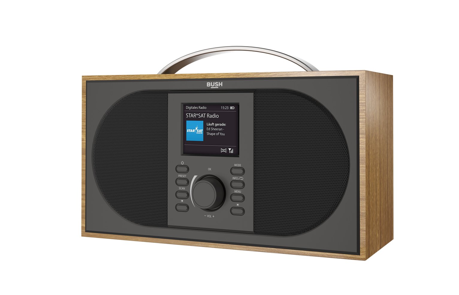 Bush DAB  FM Radio - Wood