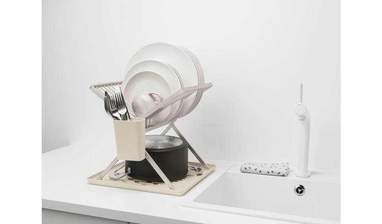 Brabantia SinkSide Foldable Dish Drying Rack - Soft Beige