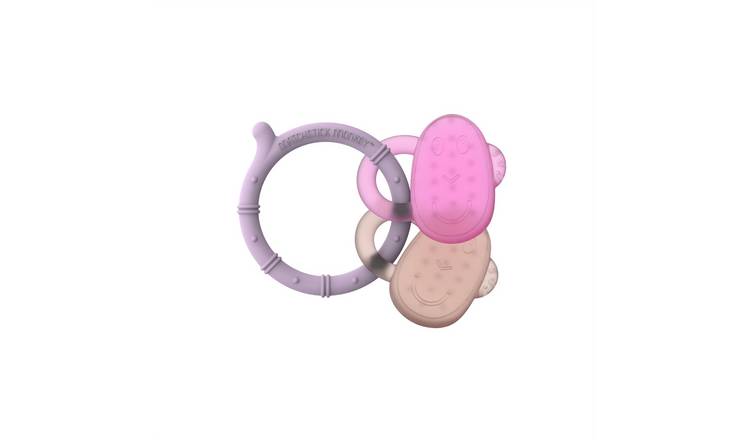 Matchstick Monkey Ice Cooling Teether - Pink