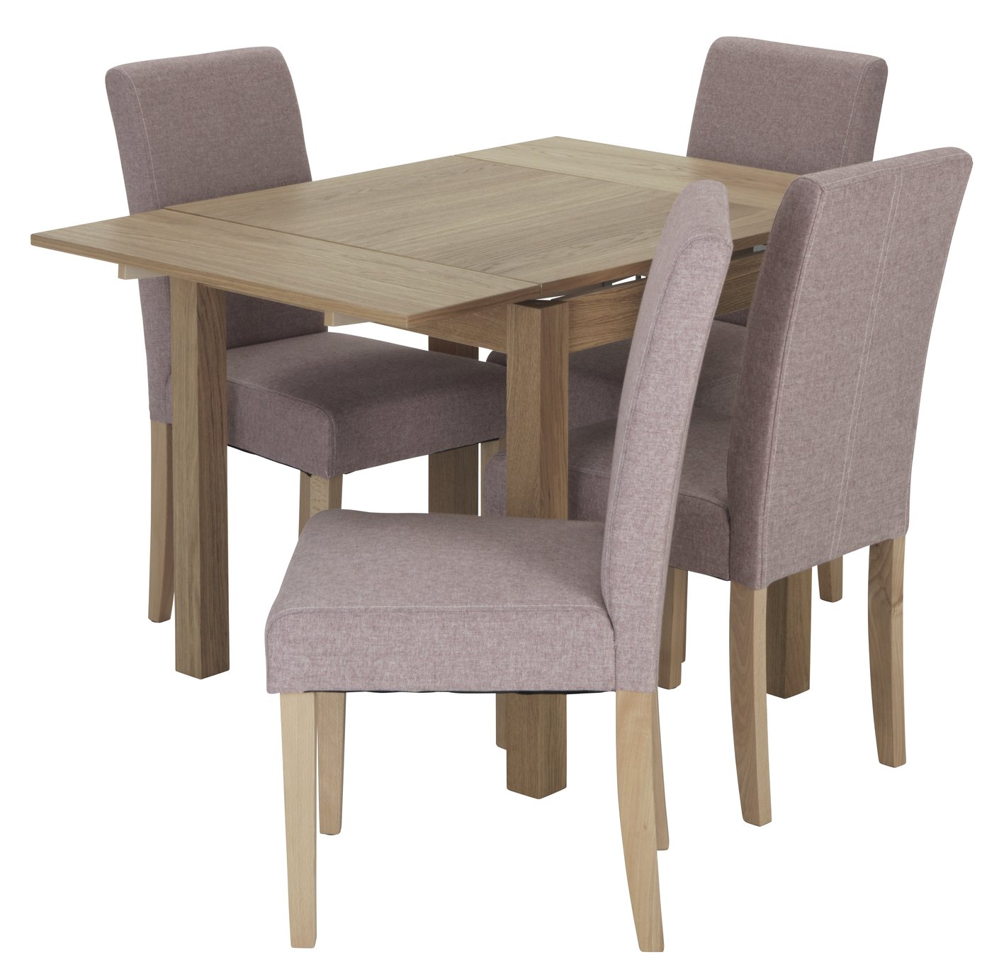 Argos Home Clifton Extending Table & 4 Tweed Chairs Review