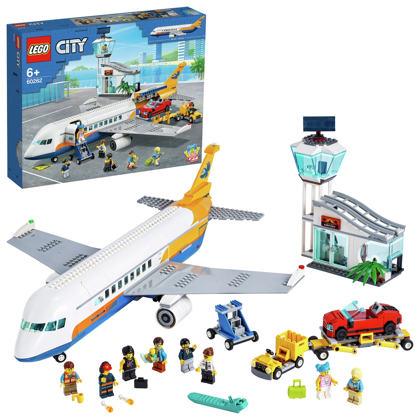 LEGO City Airport Passenger Airplane & Terminal Set 60262 Review