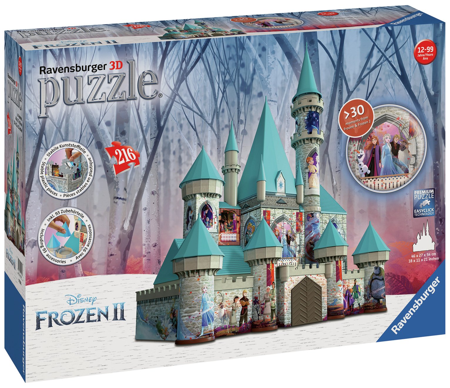 Disney Frozen 2 Castle 3D 216 Piece Puzzle Review