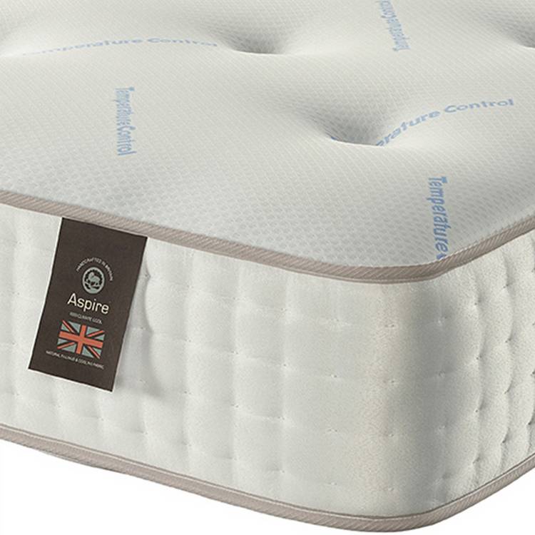 Aspire Dual Sided Temperature Control 1000 Pocket Sprung Mattress - Super King 0