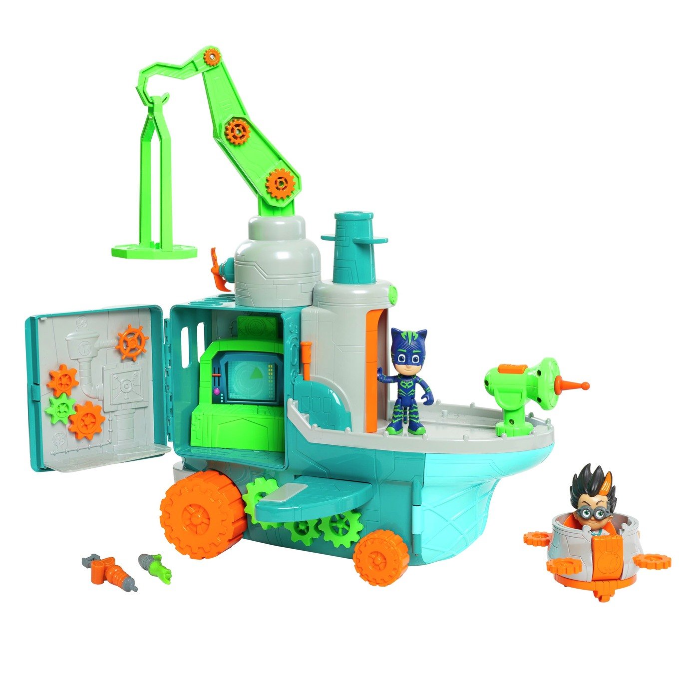 PJ Masks Romeo's Flying Factory Playset Review