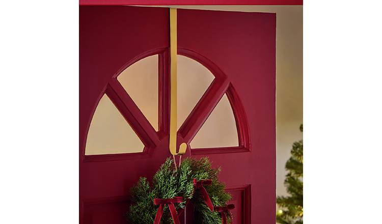 Argos Home Smooth Gold Coating Wreath Hanger