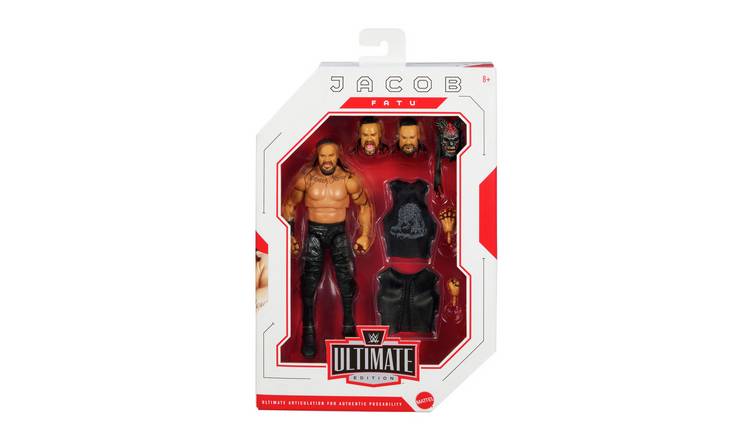 WWE Ultimate Edition Jacob Fatu Action Figure & Accessories Set