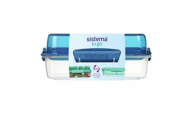 Newell Brands Sistema Lunch Stack Rectangle To Go Lunch Box