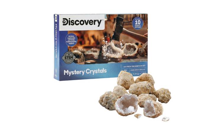 Discovery Mystery Crystals Geode Excavation Learning Kit