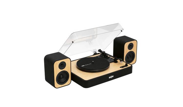 House of Marley Revolution Bluetooth Turntable with Speakers - Black