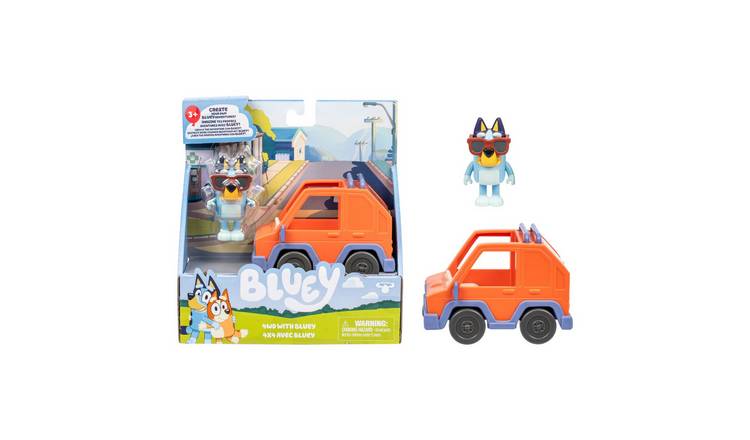 Bluey 4WD Vehicle Toy With Bluey