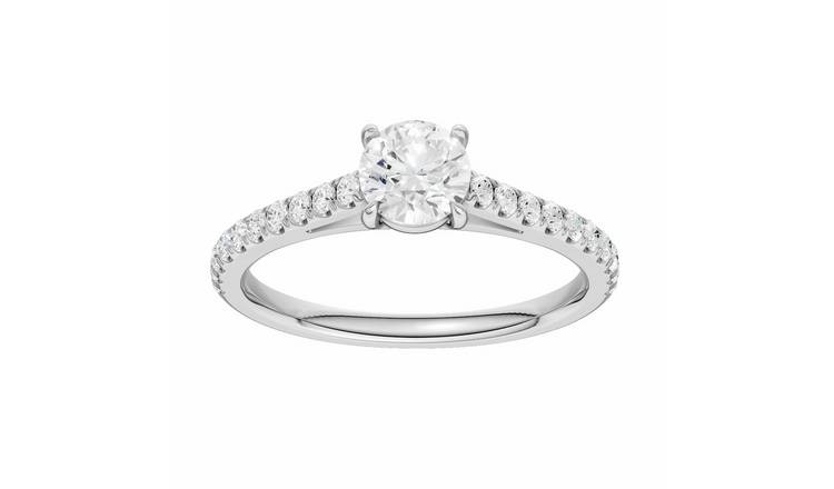 Pure Brilliance 9ct White Gold 1.25ct Diamond Solitaire Ring - O