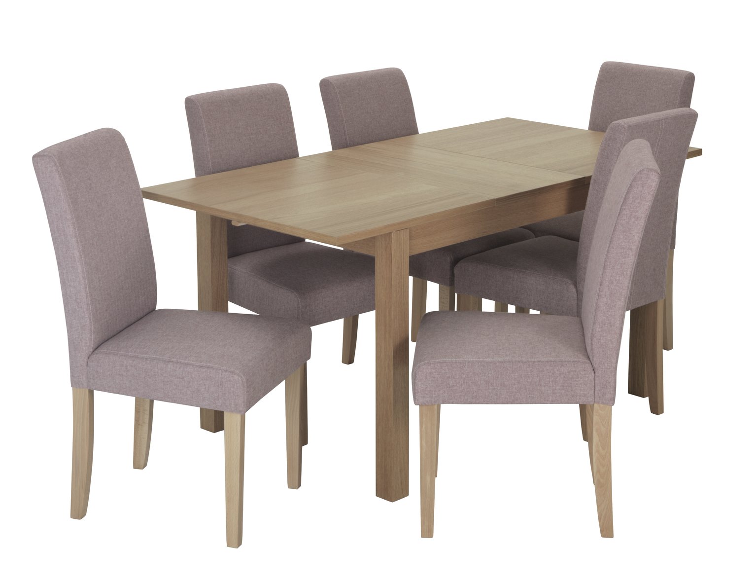 Argos Home Clifton Extending Table & 6 Tweed Chairs Review