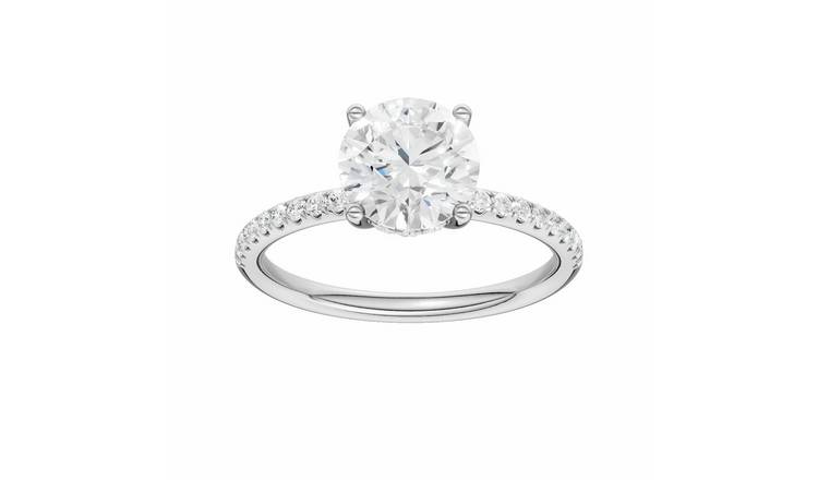 Pure Brilliance 9ct White Gold 1.75ct Diamond Solitaire Ring - P