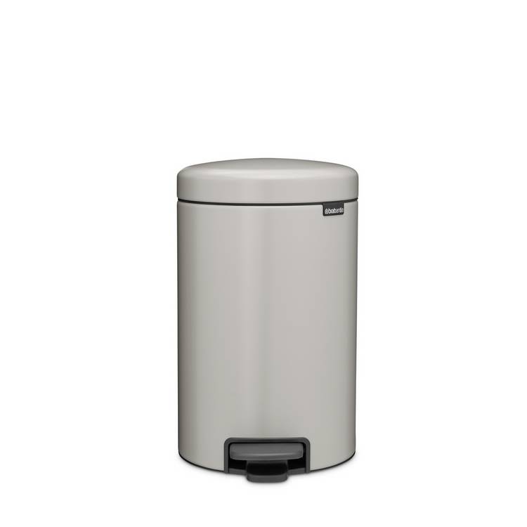Brabantia NewIcon 12 Liter Pedal Bin - Soft Grey 0