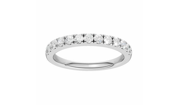 Pure Brilliance 9ct White Gold 0.50ct Laboratory grown Diamond Eternity Ring - M