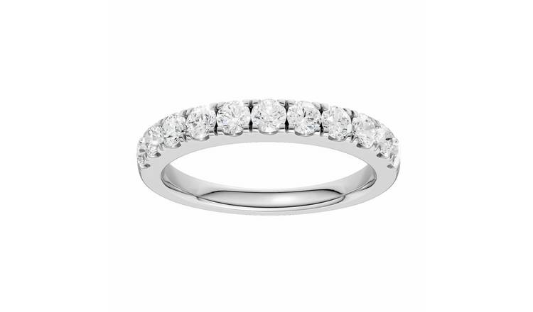 Pure Brilliance 9ct White Gold 0.75ct Diamond Eternity Ring - O