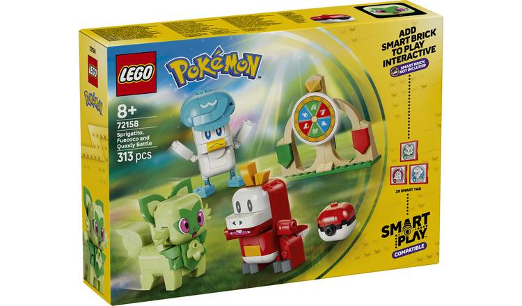 LEGO Pokémon SMART Play: Sprigatito, Fuecoco and Quaxly Battle 72158 PREORDER