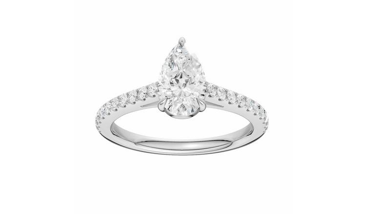Pure Brilliance 9ct White Gold 1.25ct Diamond Solitaire Ring - O