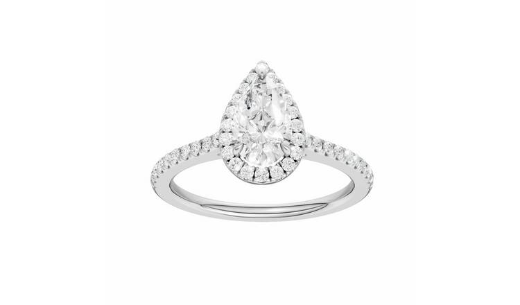 Pure Brilliance 9ct White Gold 1.00ct Diamond Solitaire Ring - P