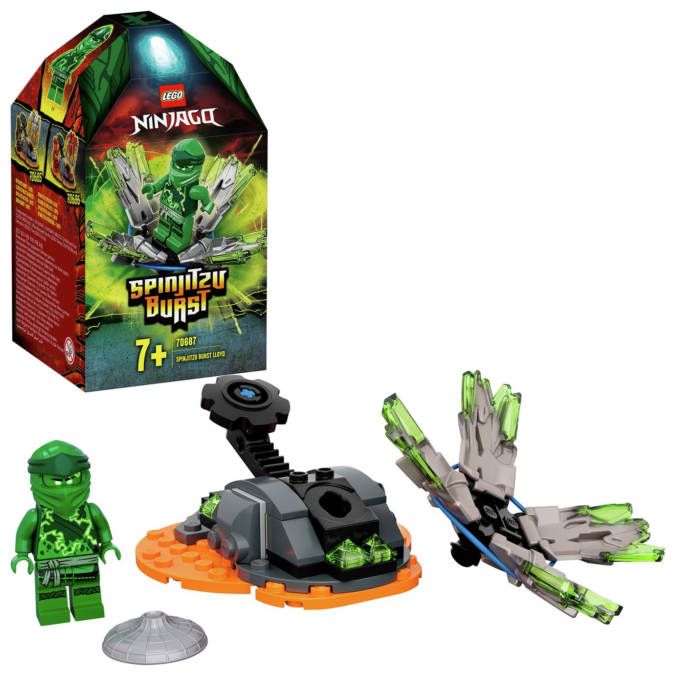 LEGO Ninjago Spinjitzu Burst-Lloyd Green Ninja Spinner 70687 Review