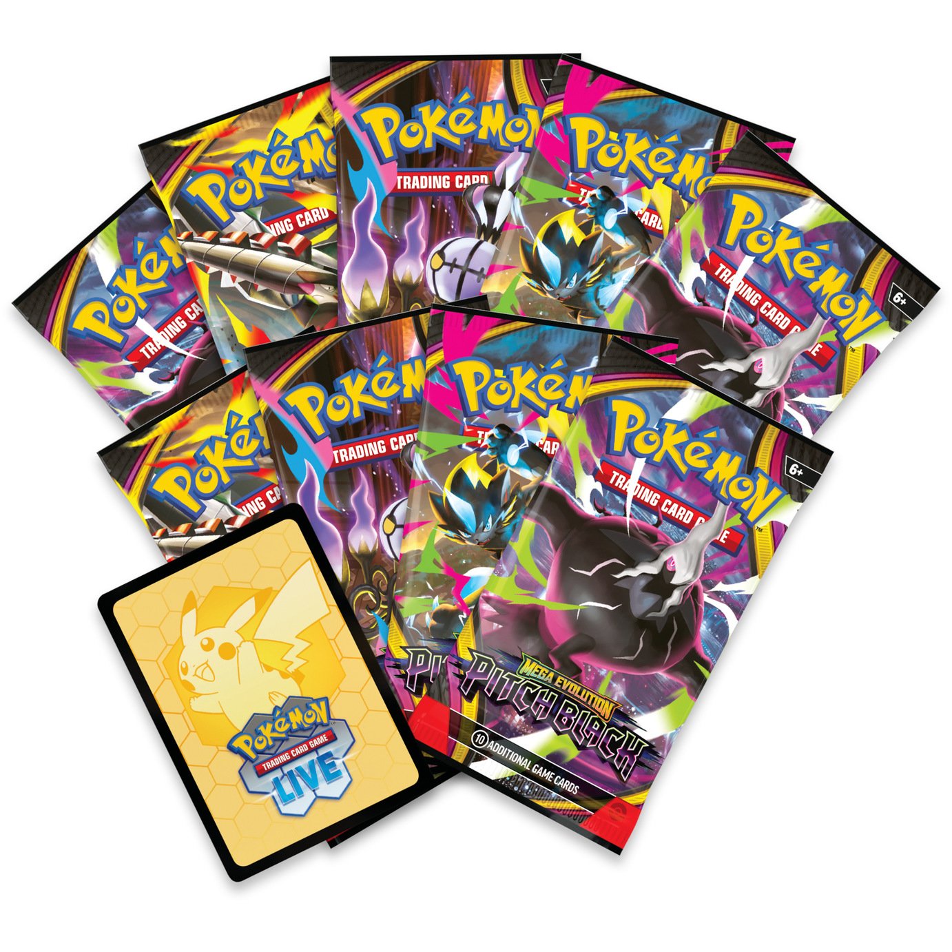 pokemon mega evolution booster box uk Pokmon Evolution-Pitch Black Half (18 Packs) Give your collection a boost with 6 booster packs from the Mega EvolutionPitch Black expansion! Pokmon TCG  Mega Evolution
