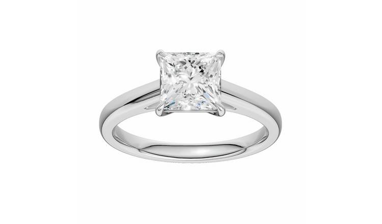 Pure Brilliance 9ct White Gold 1.50ct Diamond Solitaire Ring - O