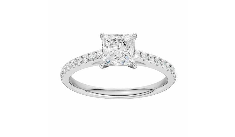 Pure Brilliance 9ct White Gold 1.25ct Diamond Solitaire Ring - O