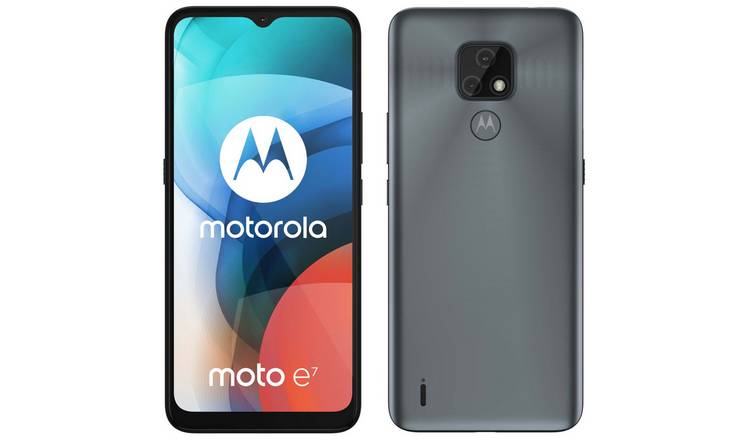 SIM Free Motorola E7 Mobile Phone - Grey