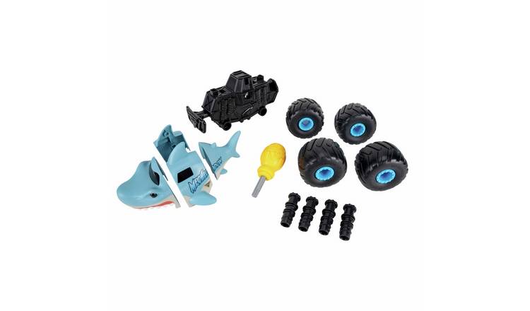 Monster Jam Monstruction Build & Crash Megalodon 8 inch Toy Truck